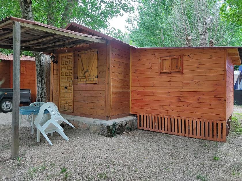 Cabanas Camping Sierra De Penascosa Bagian luar foto